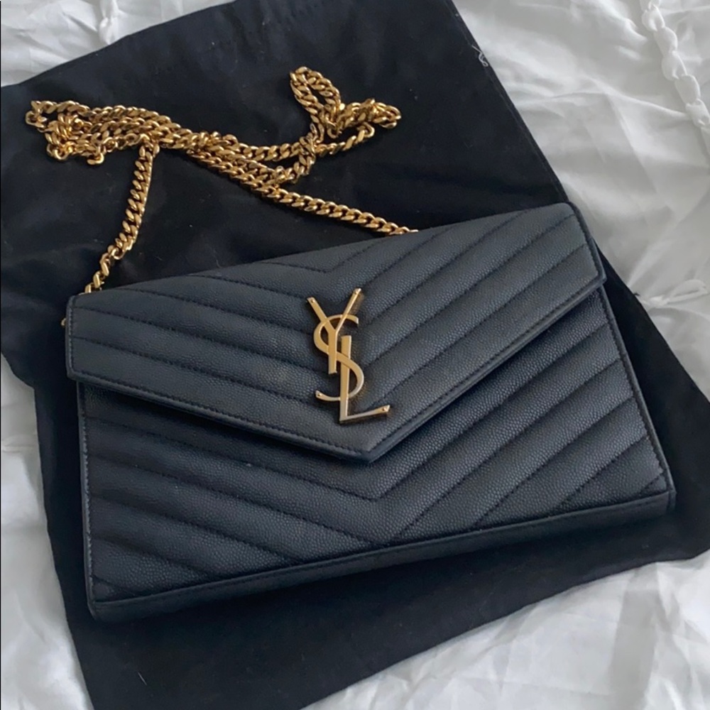 YSL WALLET ON CHAIN - Picture 8 of 10
